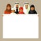 Vector arab family