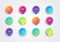 Vector Arrow Bullet Point Colorful Gradient 3d Markers With Number 1 To 12