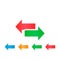 vector arrows two direction reload icon 7