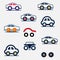 Vector art car style icon clip art vector logo