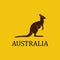 Vector australia kangaroo