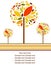 Vector autumn background