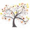 Vector autumn tree design