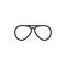 Vector aviator sunglasses icon