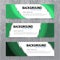 Vector background banner Collection horizontal business set tem