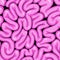 Vector background with brains. Seamless pattern