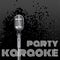 Vector background for karaoke party