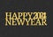 Vector background: New Year\\\'s Day, Apple, New Year, sparkling gold letters and golden 2024, elegant, looks expensive.
