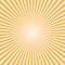 Vector background sun rays with white and orange color