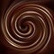 Vector background of swirling chocolate texture