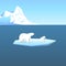 Vector background with two polar bears, she-bear and teddy bear