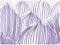 Vector background ultra violet lines leaves