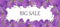 Vector banner. Big sale. Design template. Lilac crocus flowers