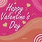 Vector banner design celebrating Valentine\\\'s day on the 14th of February.
