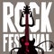 Vector banner for Rock Festival