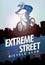 Vector banner on the theme of extreme Cycling