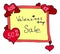 Vector banner for Valentine`s Day. Great card for lovers. Vector illustration isolated