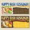 Vector banners for jewish holiday Rosh Hashanah