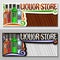 Vector banners for Liquor Store