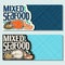Vector banners for Seafood