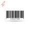 Vector bar code isolated on a light background. Element for your designs.