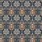 Vector Baroque floral pattern. classic floral ornament. vintage seamless texture for wallpapers, textile, fabric.