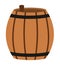 Vector barrel icon. Cask illustration.