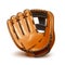 Vector baseball betting flyer 3d leather glove