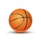 Vector Basketball ball isolated on a white background. Orange basketball play symbol. Sport icon activity