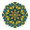 Vector Beautiful Deco Colored Mandala