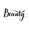 Vector beauty digital calligraphy