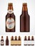Vector beer bottle icon