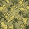 Vector bell-flowers pattern