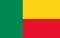 Vector Benin flag, Benin flag illustration, Benin flag picture.