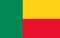 Vector Benin flag, Benin flag illustration, Benin flag picture