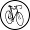 Vector bicycle icon