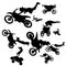 Vector bikers.