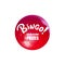 Vector Bingo Ball, Relistic Lottery Ball and Cartoon Word, Enter to Win Prizes Button, Illustration.