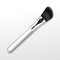Vector Black Clean Professional Makeup Angle Blush Brush with White Handle Isolated on White Background