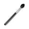 Vector Black Clean Professional Makeup Blush Brush with Black Handle Isolated on White Background