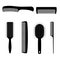 Vector black comb