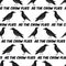 Vector Black Crows Ravens Birds on White Seamless Repeat Pattern