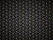 Vector black embossed pattern plastic grid background with golden insert element. Technology diamond shape cell dark geometric