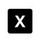 Vector black excel file type icon set