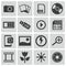 Vector black photo icons