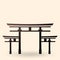 Vector Black Silhouette Shinto Torii Gate Icon