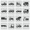 Vector black vehicle icons