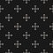 Vector black and white minimal geometric seamless pattern. Tribal ethnic motif