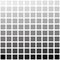 Vector black and white square checkered gradient background or texture.