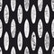 Vector Black White Surfing Boards Seamless Pattern